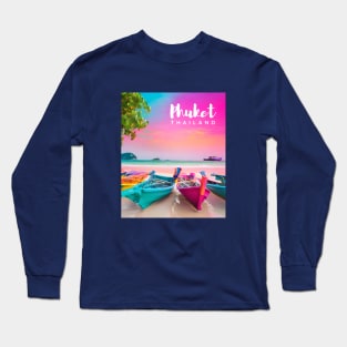 Phuket Thailand Braf design Long Sleeve T-Shirt